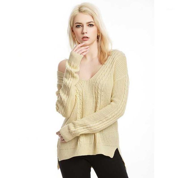 woman sweaters european american v-neck pullover autumn winter short paragraph long-sleeved jumper female sweater women's, White;black
woman sweaters european american v-neck pullover autumn winter short paragraph long-sleeved jumper female sweater women's, White;black