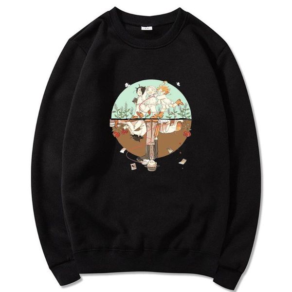 manga emma norman ray printed sweatshirt mens anime the promised neverland loose casual crew neck men men's hoodies & sweatshirts, Black
manga emma norman ray printed sweatshirt mens anime the promised neverland loose casual crew neck men men's hoodies & sweatshirts, Black