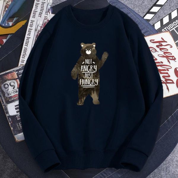 men's hoodies & sweatshirts not angry just hungry mens cartoon brown bear men pullovers cotton fashion clothes funny animal male, Black
men's hoodies & sweatshirts not angry just hungry mens cartoon brown bear men pullovers cotton fashion clothes funny animal male, Black