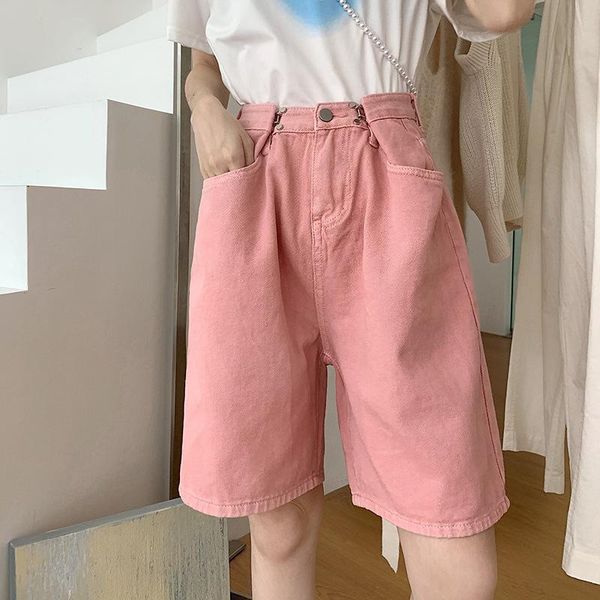 women's pants & capris summer high waist knee length pink half jeans loose female wide leg denim chic trouses ladies, Black;white
women's pants & capris summer high waist knee length pink half jeans loose female wide leg denim chic trouses ladies, Black;white