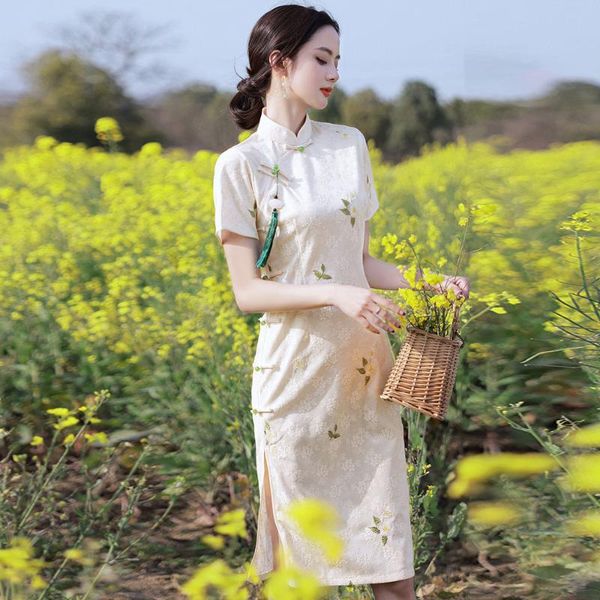 ethnic clothing elegant women slim cheongsam traditional chinese ladies qipao vestidos vintage mandarin collar robe gown evening dress, Red
ethnic clothing elegant women slim cheongsam traditional chinese ladies qipao vestidos vintage mandarin collar robe gown evening dress, Red