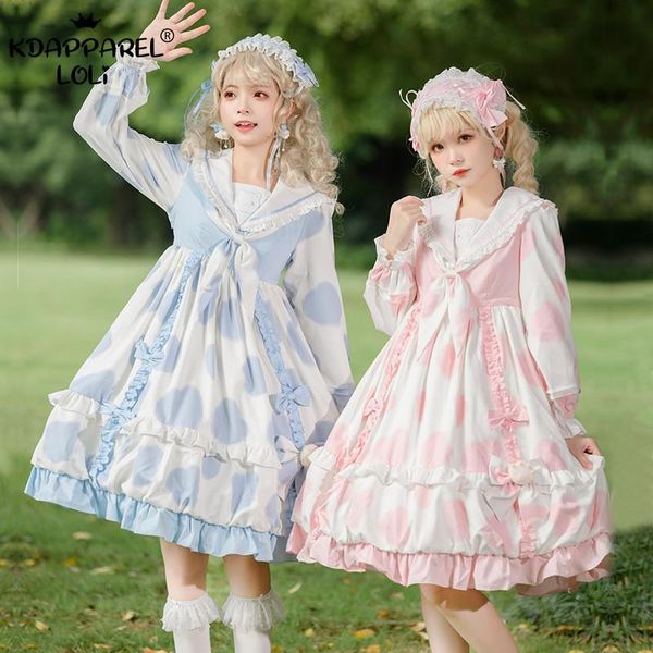 casual dresses sweet women's lolita op dress cute girls long sleeve cow print ruffles bows cat knee length cosplay birthday party princ, Black;gray
casual dresses sweet women's lolita op dress cute girls long sleeve cow print ruffles bows cat knee length cosplay birthday party princ, Black;gray