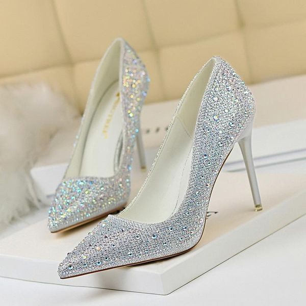 dress shoes women pumps luxur glitter bling crystal sliver high heels bridal wedding stiletto pointed toe ladies party, Black
dress shoes women pumps luxur glitter bling crystal sliver high heels bridal wedding stiletto pointed toe ladies party, Black