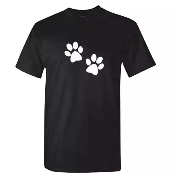 2 paw prints tshirt - mens funny dog clothing - labrador staff dachshund, White;black
2 paw prints tshirt - mens funny dog clothing - labrador staff dachshund, White;black