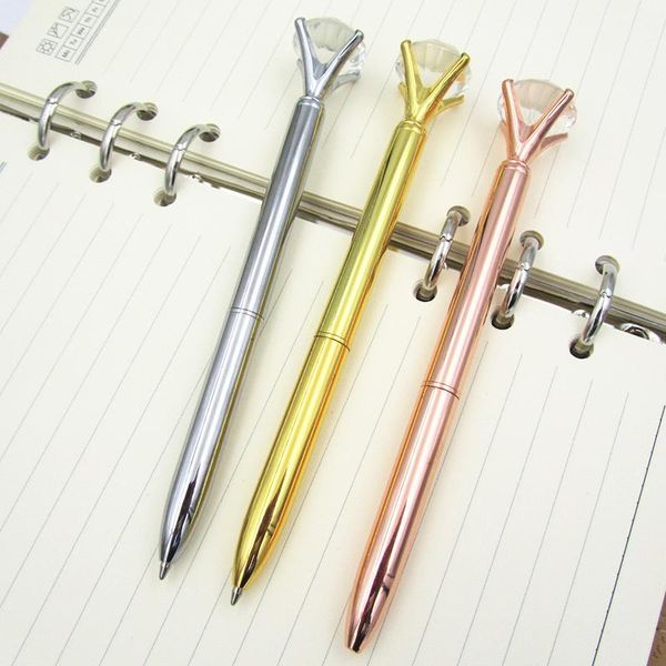 crystal ballpoint pen fashion girl 19 carat large diamond metal material escolar bolis escolares kawaii novelty pens, Blue;orange
crystal ballpoint pen fashion girl 19 carat large diamond metal material escolar bolis escolares kawaii novelty pens, Blue;orange
