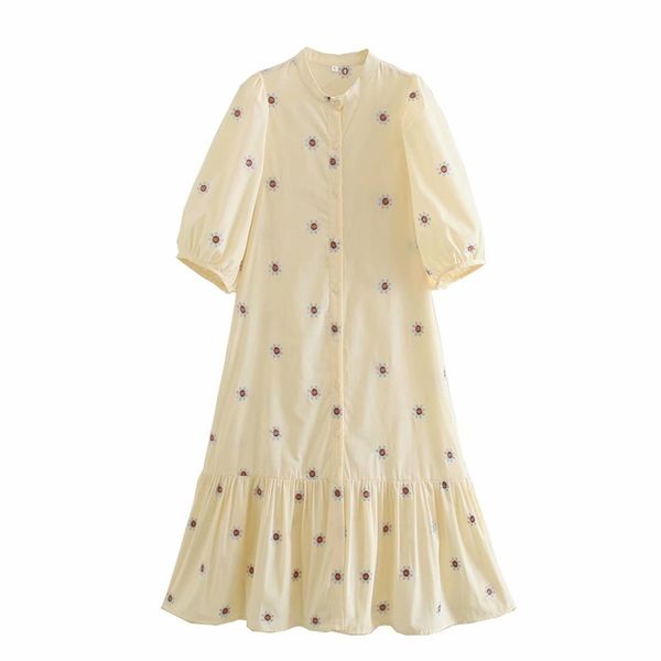 summer women's casual solid color flower print round neck mid-long sleeve dress 210430, Black;gray
summer women's casual solid color flower print round neck mid-long sleeve dress 210430, Black;gray