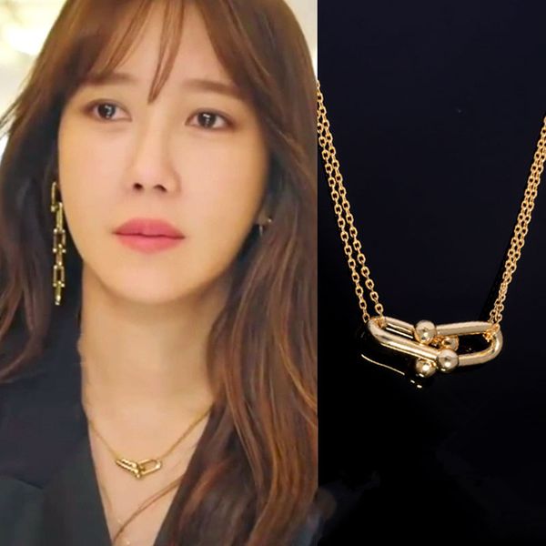 yutong korean drama penthouse 2021 fashion new creative design temperament necklace lee ji-ah same style high quality, Silver
yutong korean drama penthouse 2021 fashion new creative design temperament necklace lee ji-ah same style high quality, Silver
