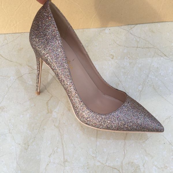2021 keshangjia ol office lady womens high heels gold sequined cloth pumps woman dress silver wedding shoes spring 1, Black
2021 keshangjia ol office lady womens high heels gold sequined cloth pumps woman dress silver wedding shoes spring 1, Black