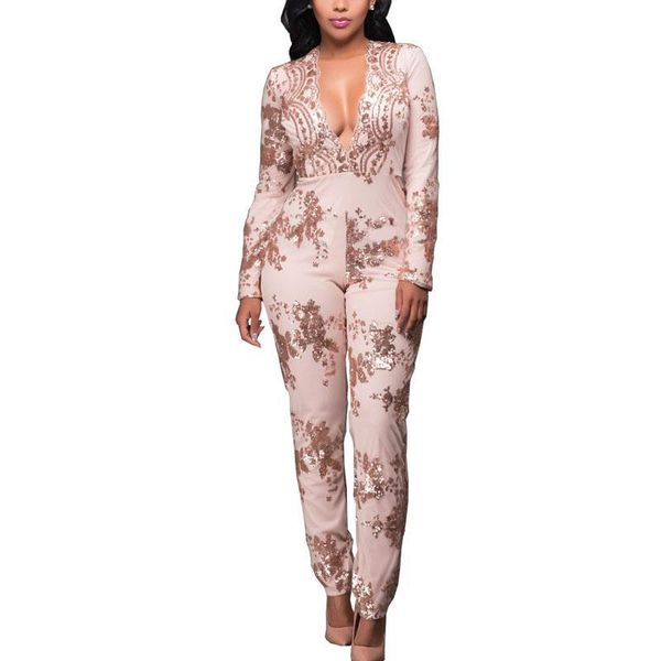 women's jumpsuits & rompers v neck long sleeve jumpsuit women party sequin playsuit club elegant glitter romper overalls, Black;white
women's jumpsuits & rompers v neck long sleeve jumpsuit women party sequin playsuit club elegant glitter romper overalls, Black;white