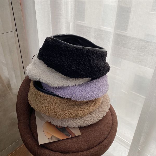 net red beret women's autumn and plush edge designer version versatile british winter lovely bud hat, Blue;gray
net red beret women's autumn and plush edge designer version versatile british winter lovely bud hat, Blue;gray
