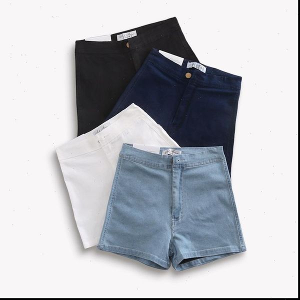 summer thin women shorts high waist denim vintage style slim jeans feminino, White;black
summer thin women shorts high waist denim vintage style slim jeans feminino, White;black