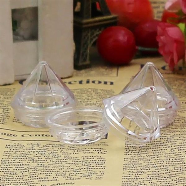 pcs/lot 5g empty travel refillable bottles transparent diamond cream box portable cosmetic case wholesales storage & jars
pcs/lot 5g empty travel refillable bottles transparent diamond cream box portable cosmetic case wholesales storage & jars