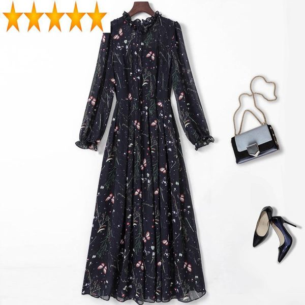 summer chiffon women spring long fashion floral dress elegant plus size dresses female korean vestido s11091 j3938 casual, Black;gray
summer chiffon women spring long fashion floral dress elegant plus size dresses female korean vestido s11091 j3938 casual, Black;gray