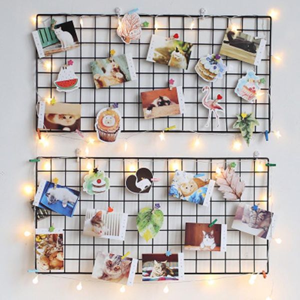 other home decor modern wall decoration iron grid po frame art display mesh storage shelf organizer postcards diy rack holder
other home decor modern wall decoration iron grid po frame art display mesh storage shelf organizer postcards diy rack holder