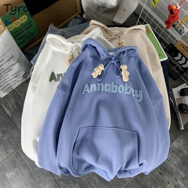 women's hoodies & sweatshirts with hat women loose korean style design bear letter printing high street sweet thicker front pocket outw, Black
women's hoodies & sweatshirts with hat women loose korean style design bear letter printing high street sweet thicker front pocket outw, Black