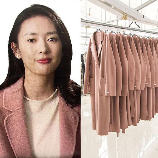 women's wool & blends at the age of 30, gu jia star's same double-sided coat medium and long pink issued products on day, Black
women's wool & blends at the age of 30, gu jia star's same double-sided coat medium and long pink issued products on day, Black