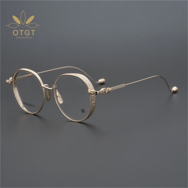 design glasses luxury japanese xinchao versatile eyeglass one nose support round frame ultra light pure titanium myopia, White;black
design glasses luxury japanese xinchao versatile eyeglass one nose support round frame ultra light pure titanium myopia, White;black