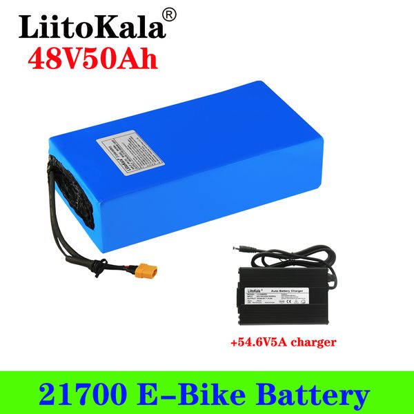 liitokala 48v 21700 13s10p lithium battery pack 50ah electric bicycle, large batteries with high endurance capacity, 5a charger
liitokala 48v 21700 13s10p lithium battery pack 50ah electric bicycle, large batteries with high endurance capacity, 5a charger