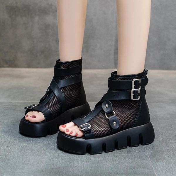sandals 2021 summer fashion temperament roman shoes leisure heighten waterproof platform, Black
sandals 2021 summer fashion temperament roman shoes leisure heighten waterproof platform, Black