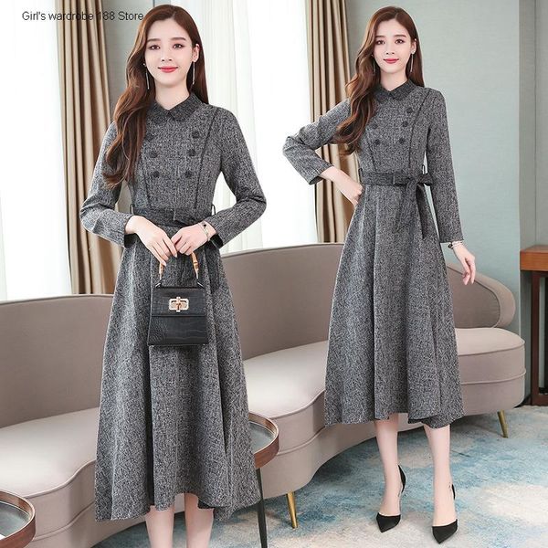 casual dresses 2021 long-sleeved dress autumn long over-knee women's clothing socialite temperament slimming spring and, Black;gray
casual dresses 2021 long-sleeved dress autumn long over-knee women's clothing socialite temperament slimming spring and, Black;gray