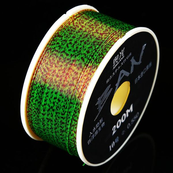 200m invisible fishing line speckle super strong bionic spotted nylon carp fluorocarbon braid
200m invisible fishing line speckle super strong bionic spotted nylon carp fluorocarbon braid