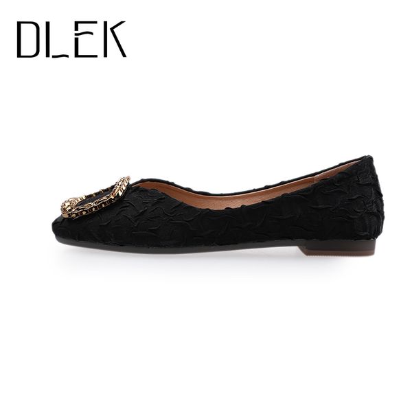 women leather slip on shoes metal decoration summer spring casual loafers all-match shallow elegant breathable shoe, Black
women leather slip on shoes metal decoration summer spring casual loafers all-match shallow elegant breathable shoe, Black