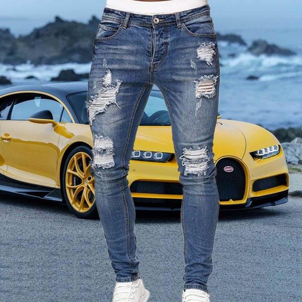 men's jeans fashion blue mens ripped skinny biker casual male high end brand denim trousers stretch man clothing
men's jeans fashion blue mens ripped skinny biker casual male high end brand denim trousers stretch man clothing