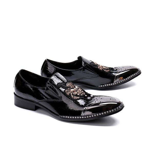 dress shoes size 38-46 fashion men business office borgues carved for style slip-on oxfords, Black
dress shoes size 38-46 fashion men business office borgues carved for style slip-on oxfords, Black