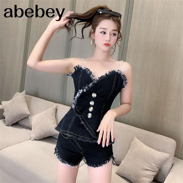 women's tracksuits denim two piece set women tassel strapless jeans + high waist shorts sets outfits clubwear matching 2021, Gray
women's tracksuits denim two piece set women tassel strapless jeans + high waist shorts sets outfits clubwear matching 2021, Gray