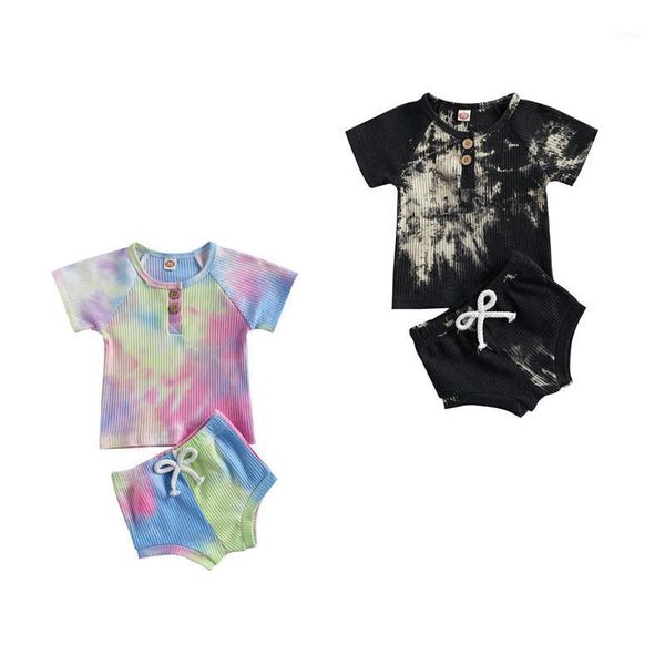 baby 2pcs tie-dye knitted ribbed suit, short sleeve button collar t-shirt with elastic waist triangle shorts 6months-3years clothing se, White
baby 2pcs tie-dye knitted ribbed suit, short sleeve button collar t-shirt with elastic waist triangle shorts 6months-3years clothing se, White