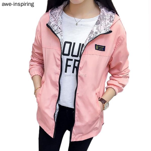 plus size fashion reversible coat women bomber jacket pocket zipper hooded outwear loose long sleeve windbreaker famale yellow women's, Black;brown
plus size fashion reversible coat women bomber jacket pocket zipper hooded outwear loose long sleeve windbreaker famale yellow women's, Black;brown
