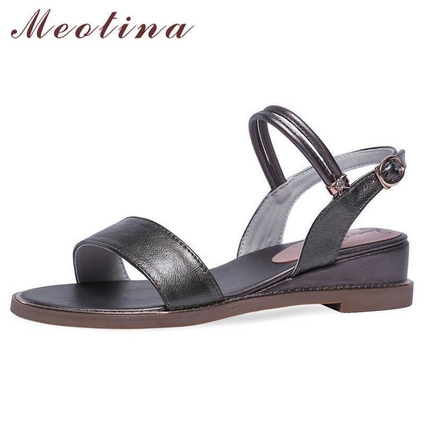 meotina summer sandals women shoes natural genuine leather wedge heels shoes cow leather open toe sandals ladies big size 33-43 210608, Black
meotina summer sandals women shoes natural genuine leather wedge heels shoes cow leather open toe sandals ladies big size 33-43 210608, Black