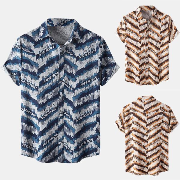 men's casual shirts color contrast stripe shirt hawaiian camicias short sleeve turn-down collar men summer blouse clothes, White;black
men's casual shirts color contrast stripe shirt hawaiian camicias short sleeve turn-down collar men summer blouse clothes, White;black