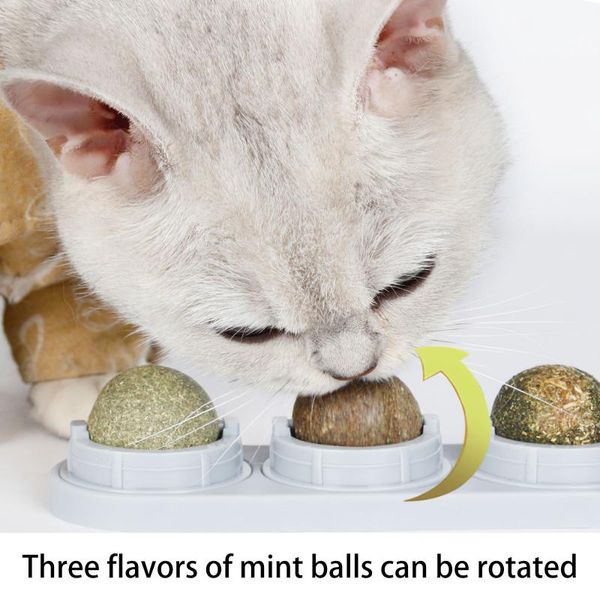 cat toys 4pcs catnip ball set self-adhesive rotated silvervine lick for cats molar teething toy pet supplies
cat toys 4pcs catnip ball set self-adhesive rotated silvervine lick for cats molar teething toy pet supplies