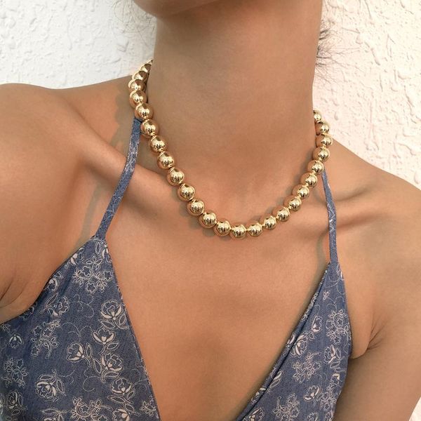chokers baroque beads necklaces for women trendy golden metal punk chain necklace female geometric clavicle jewlery, Golden;silver
chokers baroque beads necklaces for women trendy golden metal punk chain necklace female geometric clavicle jewlery, Golden;silver