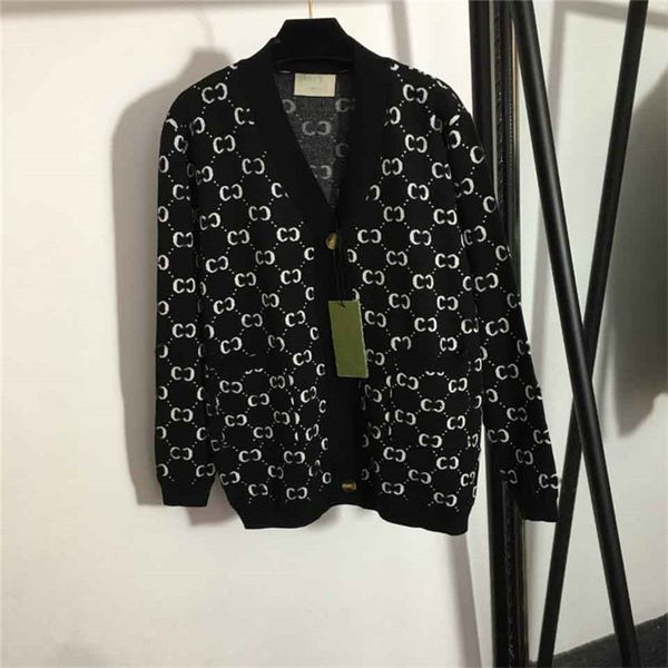 full letter jacquard cardigan sweaters spring summer knitted pullover v neck long sleeve overcoat with tags, White;black
full letter jacquard cardigan sweaters spring summer knitted pullover v neck long sleeve overcoat with tags, White;black