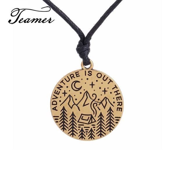 teamer /sliver color pendant & necklace round charm message adventure is out there adjustable jewelry gifts necklaces, Silver
teamer /sliver color pendant & necklace round charm message adventure is out there adjustable jewelry gifts necklaces, Silver