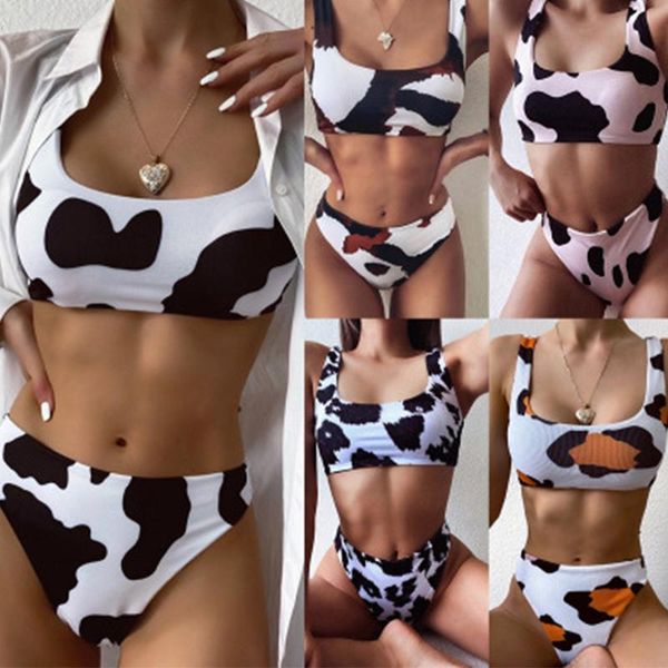women's swimwear high waist bikini women 2021 push up swimsuit set cut bathing suit summer beach wear swimming, White;black
women's swimwear high waist bikini women 2021 push up swimsuit set cut bathing suit summer beach wear swimming, White;black