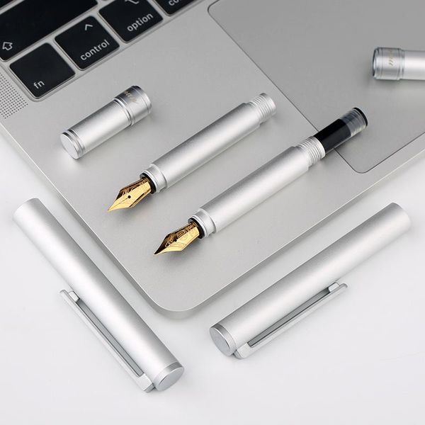 moonman n1 mini aluminum alloy steel silver fountain pen pocket short 0.38/0.5mm ef/f nib iridium with box pens
moonman n1 mini aluminum alloy steel silver fountain pen pocket short 0.38/0.5mm ef/f nib iridium with box pens