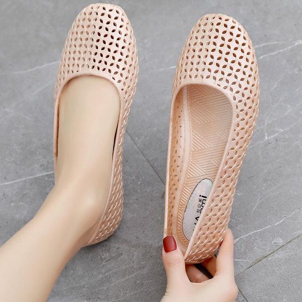sandals 2021 summer baotou women's breathable hole shoes soft sole dance beach women, Black
sandals 2021 summer baotou women's breathable hole shoes soft sole dance beach women, Black