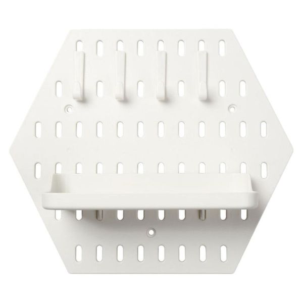 hooks & rails 1pc wall mounted storage rack simple shelf sundries (random color)
hooks & rails 1pc wall mounted storage rack simple shelf sundries (random color)
