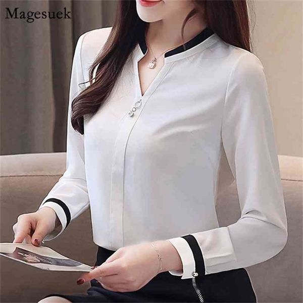 spring white chiffon blouse shirts v-neck office work solid blouses women casual plus size long sleeve ladies 2430 50 210512
spring white chiffon blouse shirts v-neck office work solid blouses women casual plus size long sleeve ladies 2430 50 210512