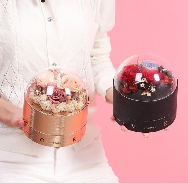 chocolate eternal flower box valentine's day double deck packaging acrylic transparent gift hand wedding wrap
chocolate eternal flower box valentine's day double deck packaging acrylic transparent gift hand wedding wrap