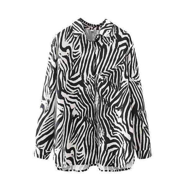 elegant women zebra stripes shirts fashion ladies turn down collar causal female chic pocket button blouses 210430, White
elegant women zebra stripes shirts fashion ladies turn down collar causal female chic pocket button blouses 210430, White