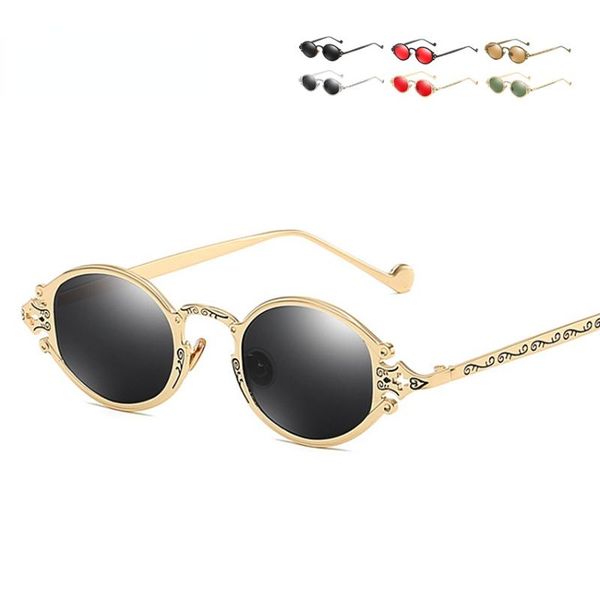 sunglasses vintage steamprunk style women men retro carving frame sun glasses brand designer uv400, White;black
sunglasses vintage steamprunk style women men retro carving frame sun glasses brand designer uv400, White;black