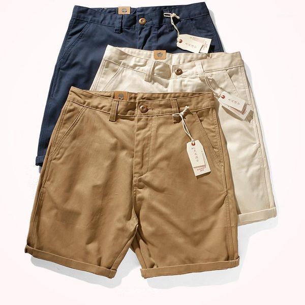 men's shorts 2021 summer loose casual pure cotton washed and old woven twill khaki retro tooling five-point pants, White;black
men's shorts 2021 summer loose casual pure cotton washed and old woven twill khaki retro tooling five-point pants, White;black