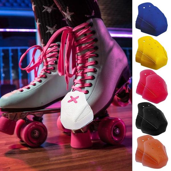 2pcs leather ice roller skates toe cap protective cover durable lychee pattern guard skating protector inline &
2pcs leather ice roller skates toe cap protective cover durable lychee pattern guard skating protector inline &