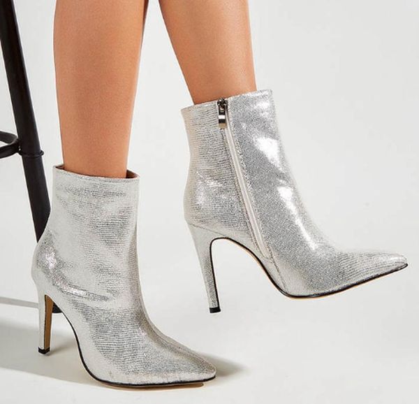 boots women ankle silvery thin high heels stilettoe shoes woman night-club shoe chaussures femme zapatos mujer sapato k0007, Black
boots women ankle silvery thin high heels stilettoe shoes woman night-club shoe chaussures femme zapatos mujer sapato k0007, Black