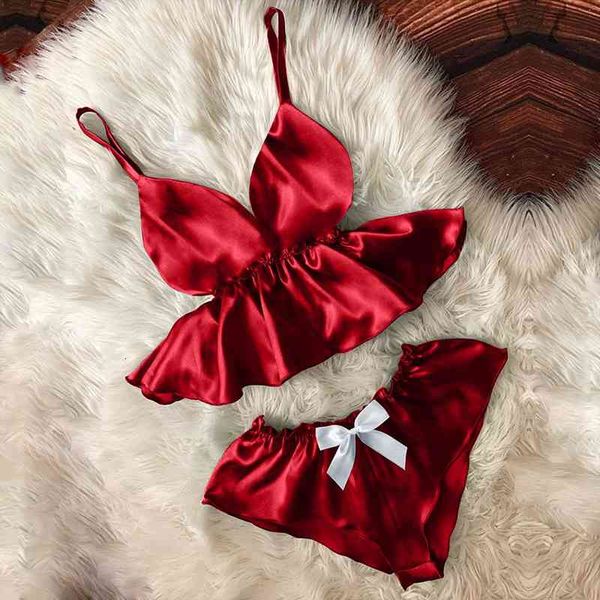 stain pajamas womens sleepwears plus size v neck sleep solid bowknot shorts set lingerie pajama home clothes, Black;red
stain pajamas womens sleepwears plus size v neck sleep solid bowknot shorts set lingerie pajama home clothes, Black;red