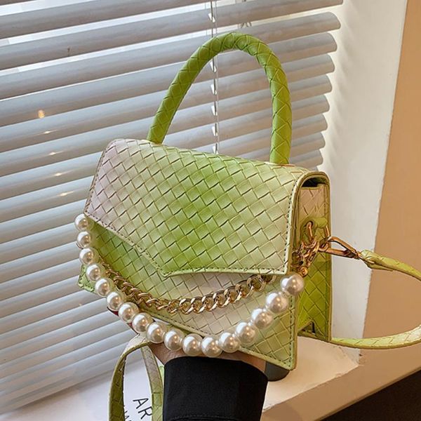 evening bags pearl chain weave tote bag 2021 summer high-quality pu leather women's designer handbag shoulder messenger
evening bags pearl chain weave tote bag 2021 summer high-quality pu leather women's designer handbag shoulder messenger
